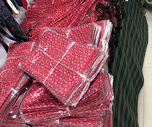 Return orders from old customers custom 1500ps jacquard silk scarves ties