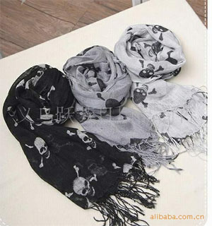 Skull scarves