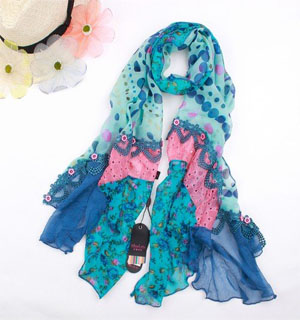 China Fashion patchwork shawls scarf