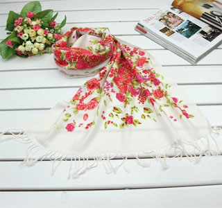 Taiwan lady scarf
