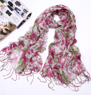 Pastoral linen scarves wholesale