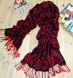 Danish letters Cotton Scarf