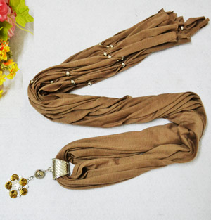 Diamond jewelry scarves
