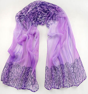 French silk scarf