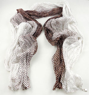 Ireland fold silk scarf