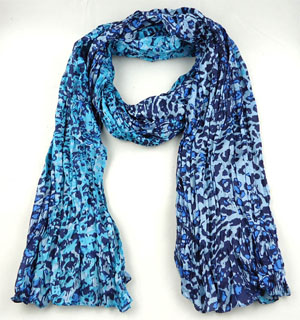 Philippines fold leopard silk scarf