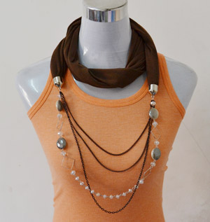 pendant scarf necklace wholesale