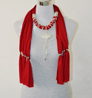 wholesale scarves with pendant