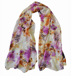 Silk chiffon scarf wholesale