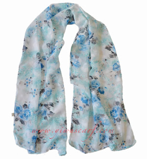 100 silk scarf made china