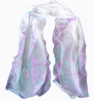 Silk scarf fashion designer