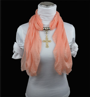 Summer scarves jewelry pendant