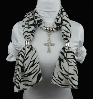 Animal jewelry pendant scarves