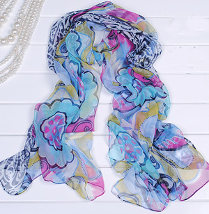 Women silk scarf fashion