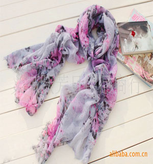 Floral Barry yarn scarf china fashion