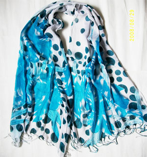 Singapore cotton scarves