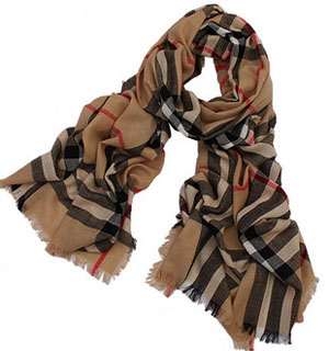 Grid scarf