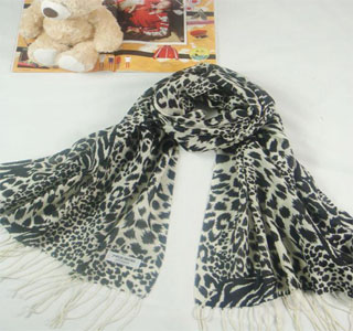 New Zealand leopard scarf shawl