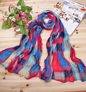 Red scarves for women