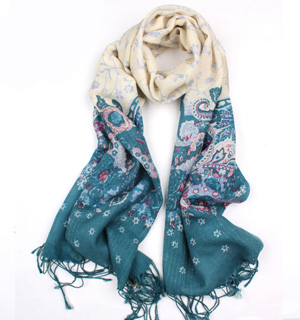 Wholesale gold wool scarf shawl