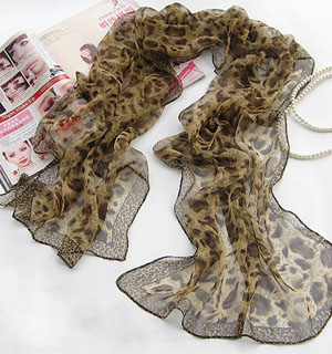 Silk chiffon fabric