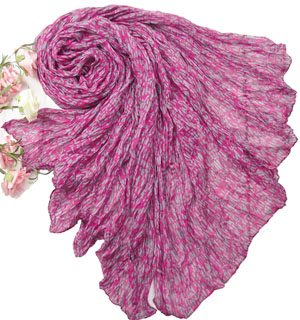 Voile oversized scarf