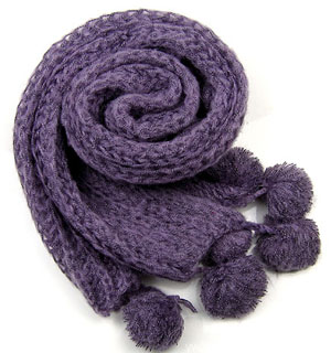 woolen neck scarf green scarf