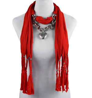 Florida pendant scarf wholesale jewelry scarves