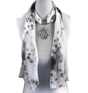 fashion scarf jewellery