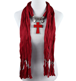 pendant jewelry scarves