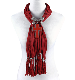 pendant jewelry scarves