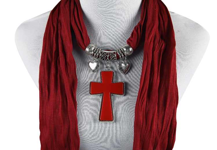 pendant jewelry scarves