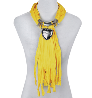 scarf necklace with pendant china