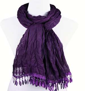 USA hot sell scarves lace scarves