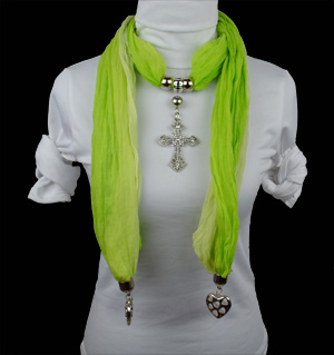 Cross jewelry scarves