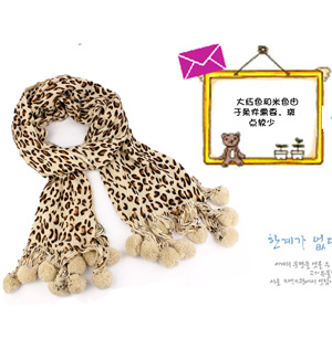 wholesale leopard wool scarves