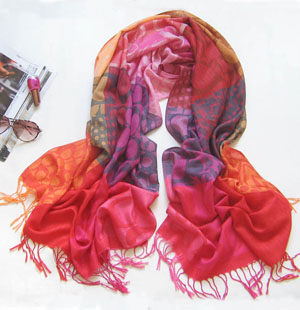 printed cotton scarves