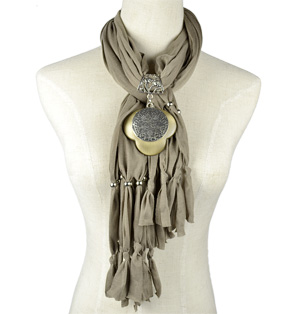 Charm Necklace Scarves