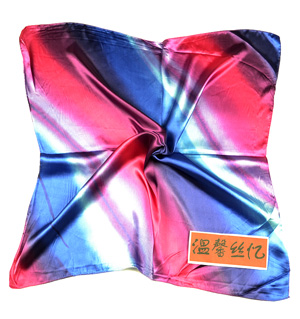 China Square silk scarf