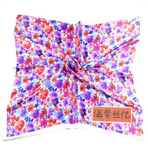 silk printed scarf