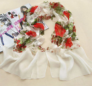 china silk scarves shawls