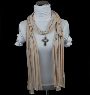 Jesus pendant scarf wholesale