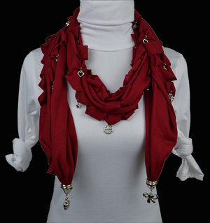 China pendant scarf
