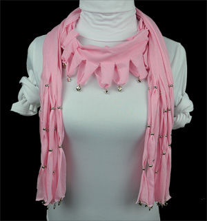 Fashion jewelry scarves