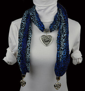 Leopard fashion pendant scarf