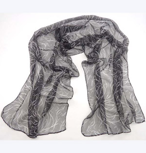London colored chiffon scarves silk shawl