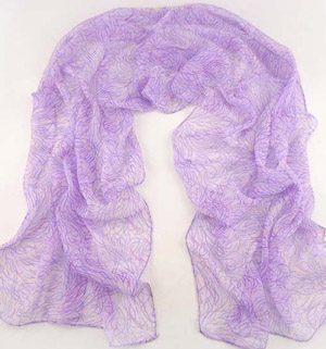 London colored chiffon scarves silk shawl