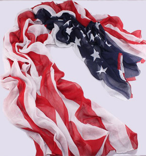 POLYESTER wholesale USA flag