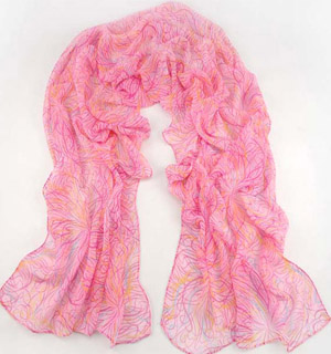 London colored chiffon scarves silk shawl