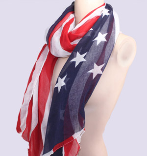 POLYESTER wholesale USA flag